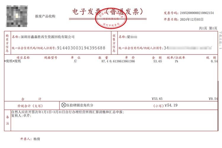 深回收开出深圳福田首单“反向发票”，多方助力再生资源行业规范化发展